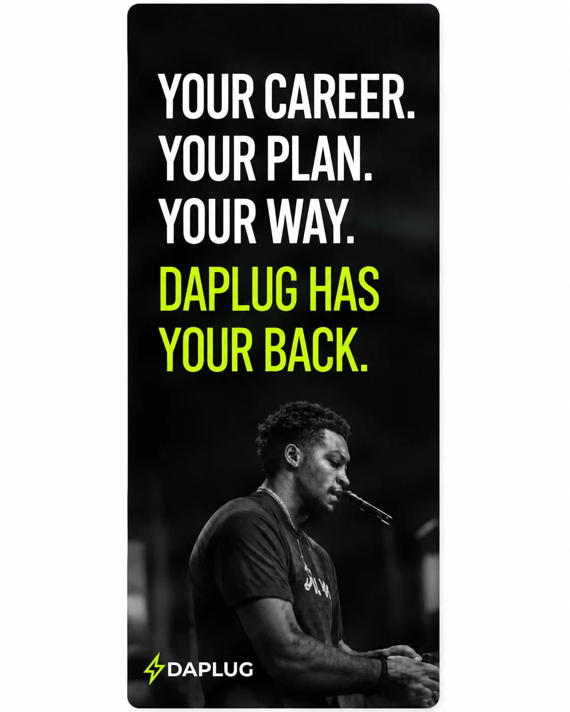 DaPlug campaign: your career, your plan